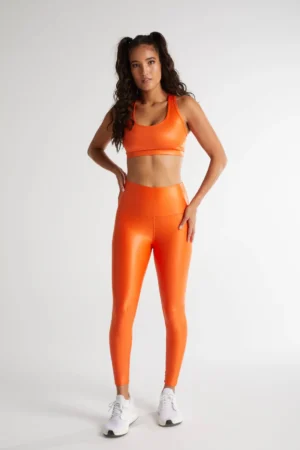 LEGGING NARANJA METALIZADO