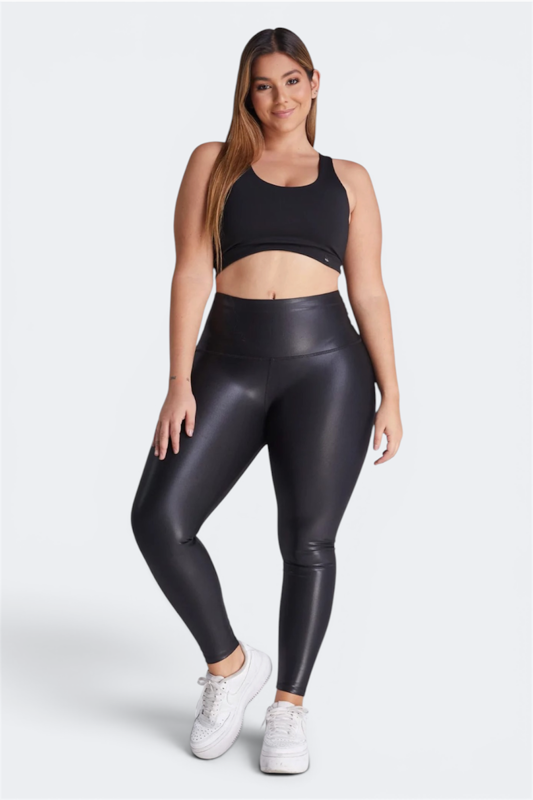 LEGGING NEGRO METALIZADO