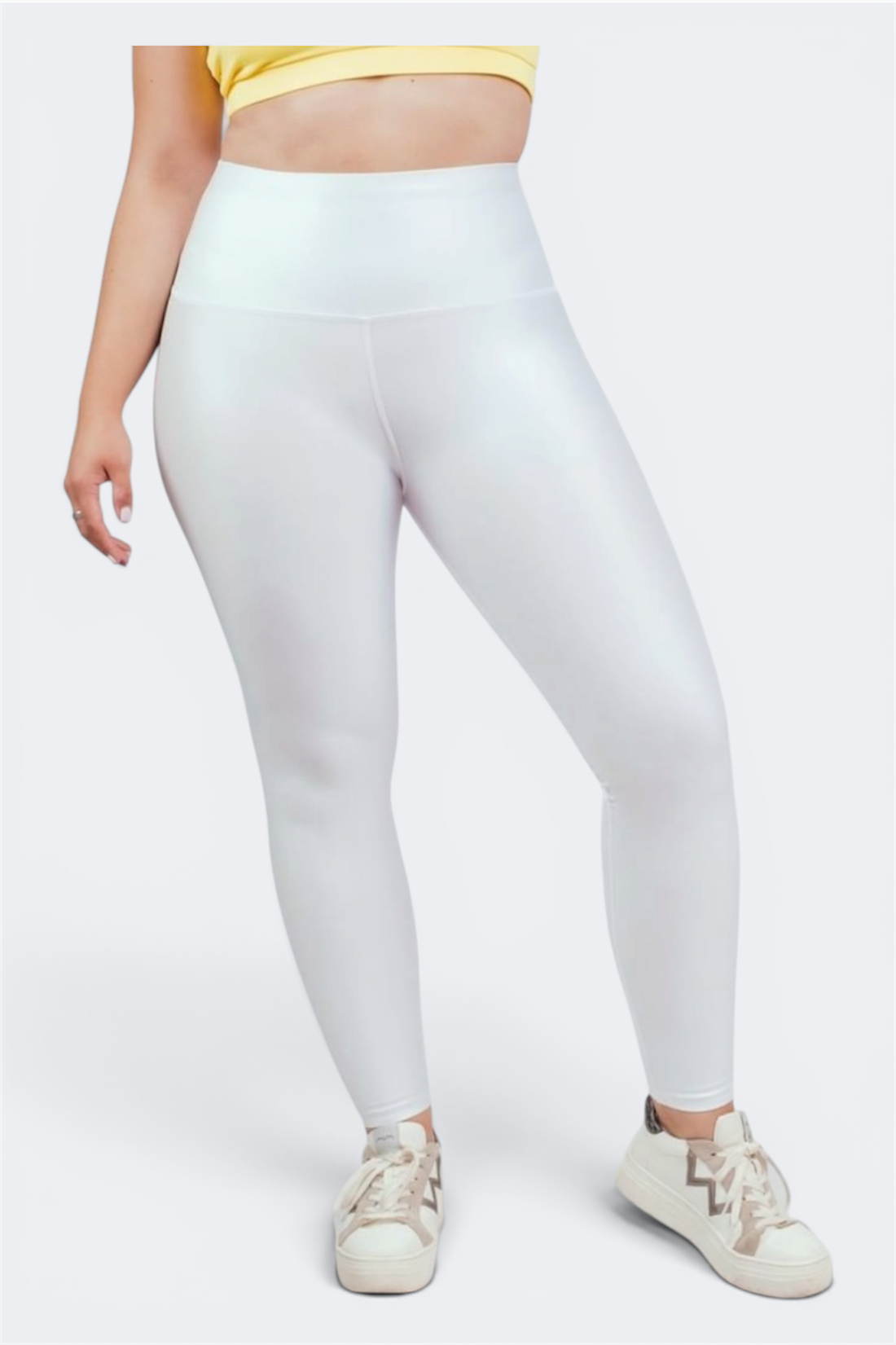 LEGGING BLANCO METALIZADO